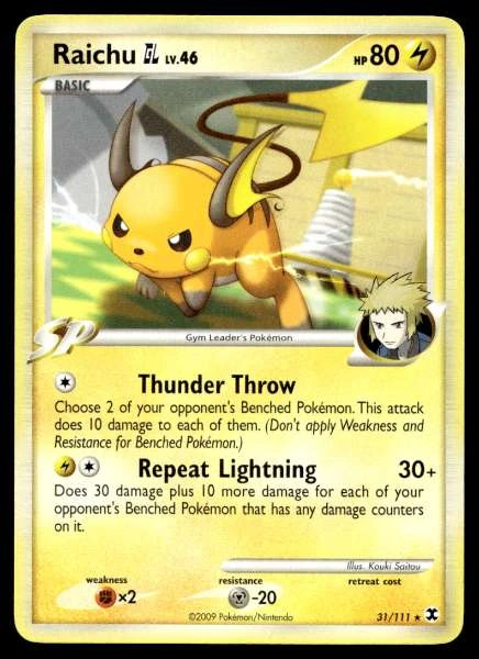 Raichu GL - Rising Rivals #31/111