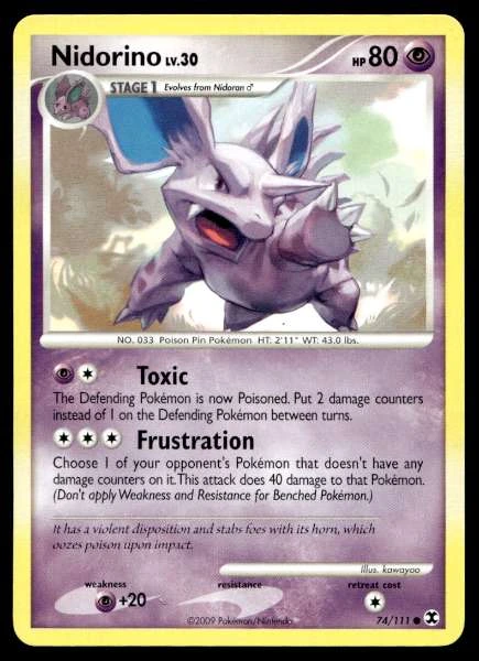 Nidorino - Rising Rivals #74/111