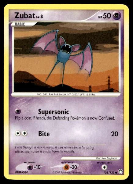 Zubat - Mysterious Treasures #108/123