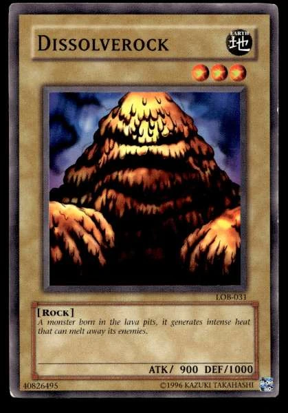 Dissolverock - Legend of Blue Eyes White Dragon #LOB-031