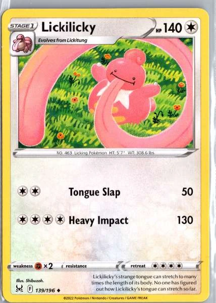 Lickilicky - Lost Origin #139/196