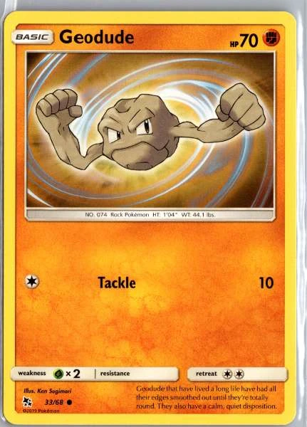 Geodude - Hidden Fates #33/68