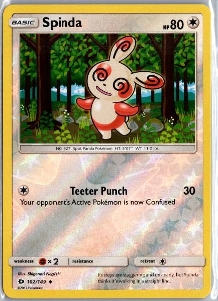 Spinda - Sun & Moon Base Set #102/149