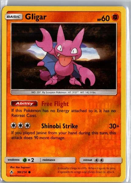 Gligar - Unbroken Bonds #98/214