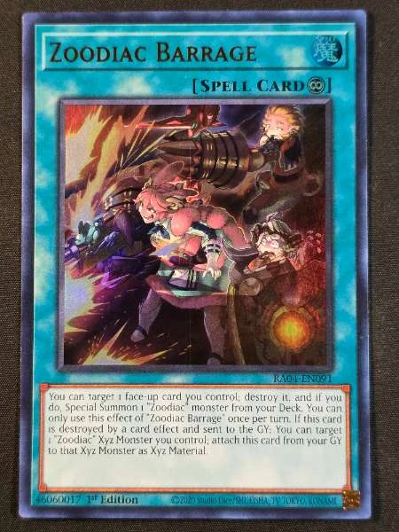 Zoodiac Barrage - 25th Anniversary Rarity Collection #RA04-EN091
