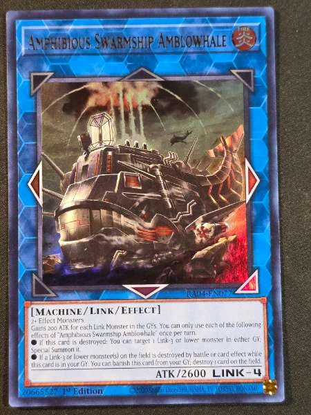 Amphibious Swarmship Amblowhale - Rarity Collection 25th Anniversary #RA04-EN077