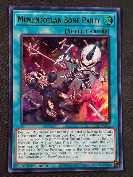 Mementoatlan Bone Party - Rarity Collection 25th Anniversary Edition #RA04-EN099