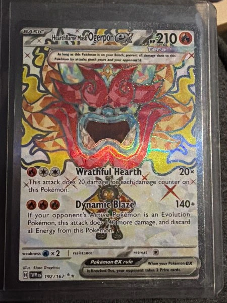 Hearthflame Mask Ogerpon ex - Twilight Masquerade #192/167