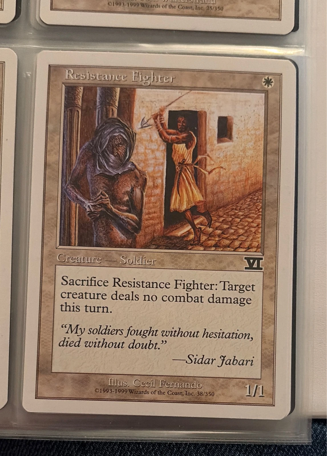 Resistance Fighter - Classic Sixth Edition #38/350