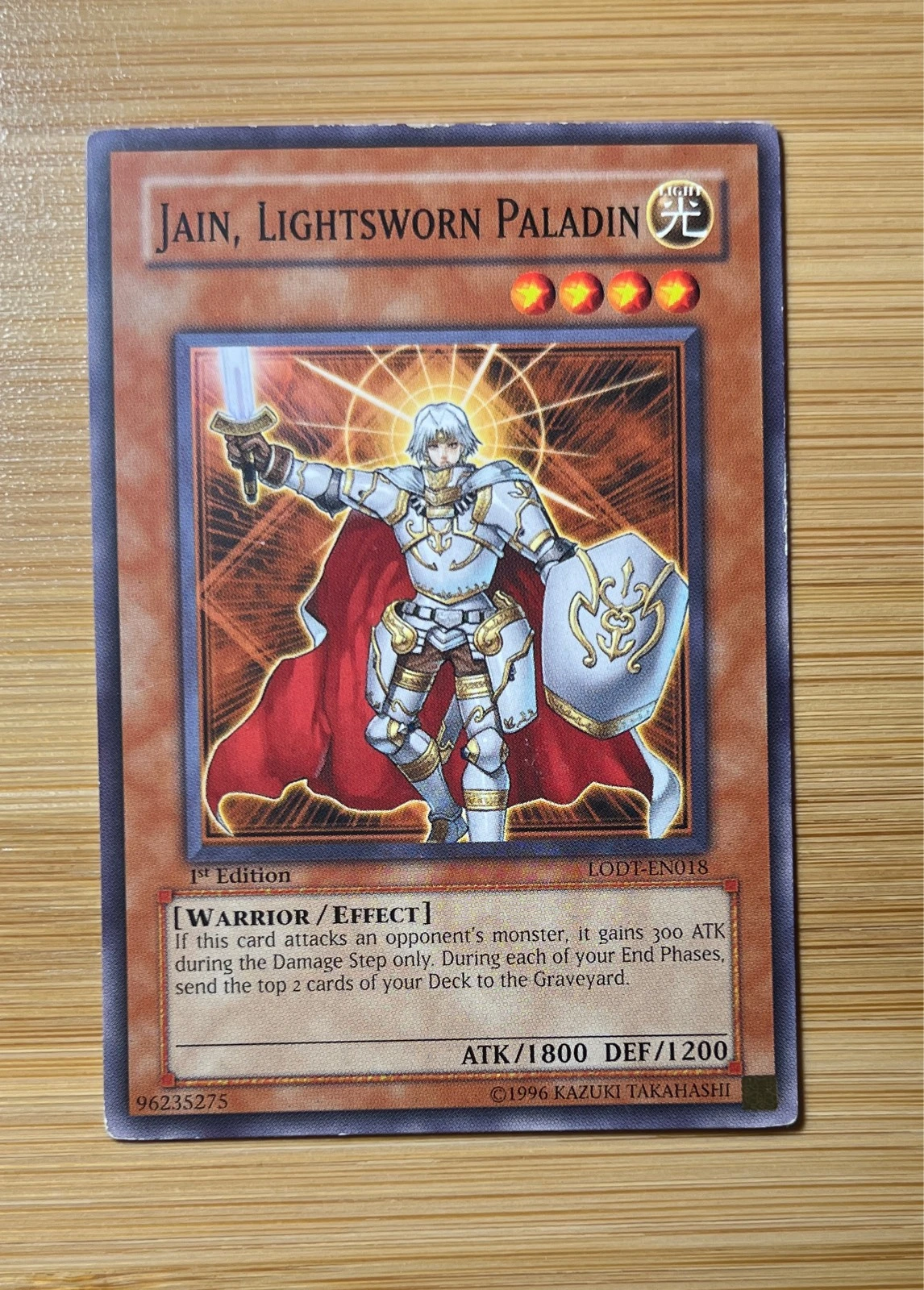 Jain, Lightsworn Paladin - Light of Destruction #LODT-EN018