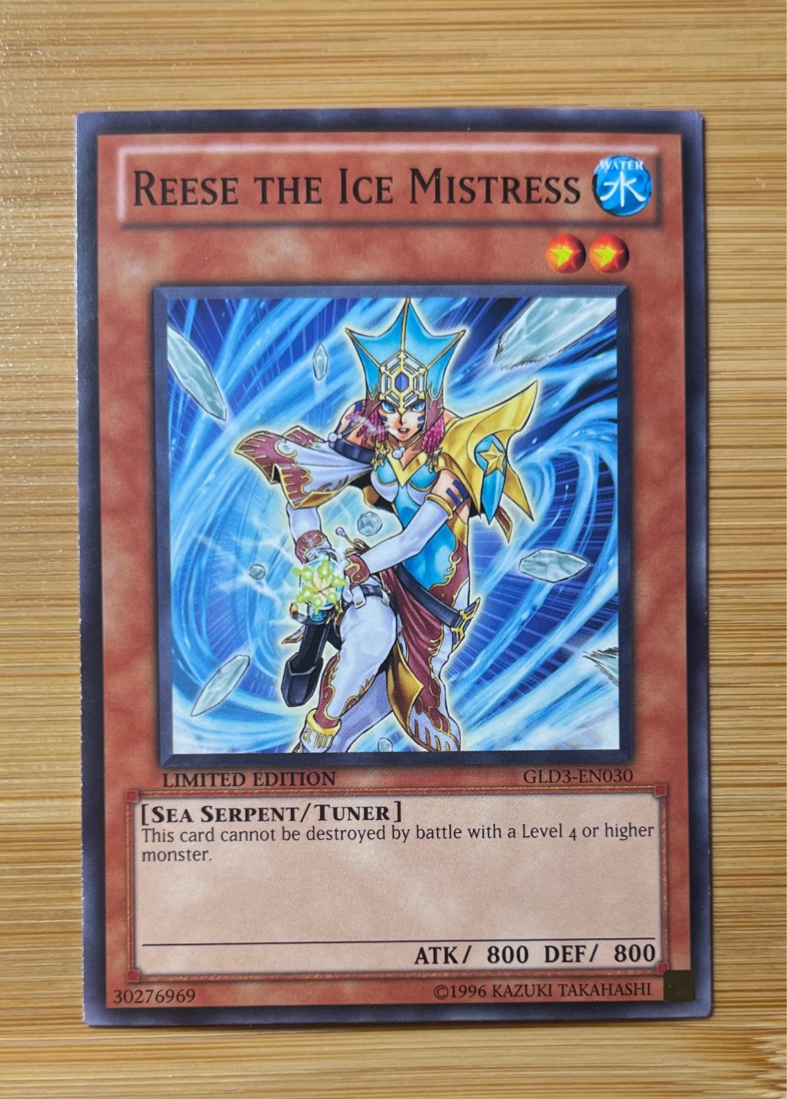 Reese the Ice Mistress - Gold Series 3: Exclusive Pack #GLD3-EN030