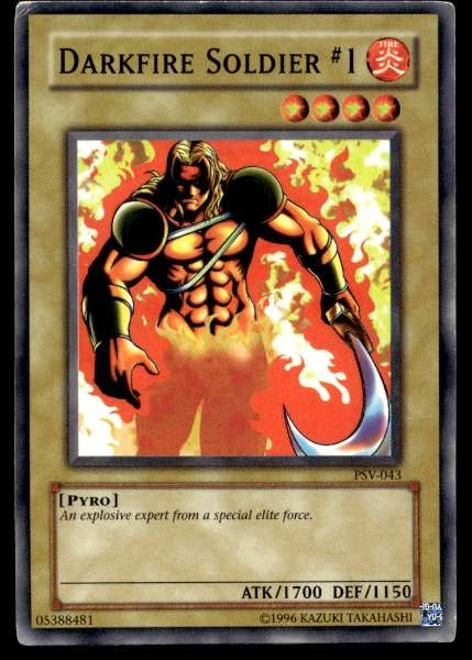 Darkfire Soldier #1 - Pharaoh's Servant #PSV-043