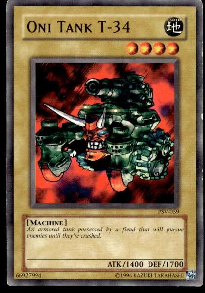Oni Tank T-34 - Pharaoh's Servant #PSV-059