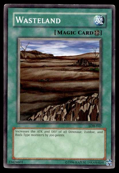 Wasteland - Legend of Blue Eyes White Dragon #LOB-047