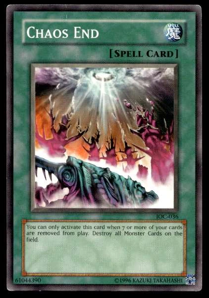Chaos End - Invasion of Chaos #IOC-036