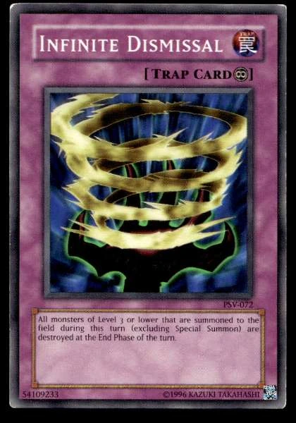 Infinite Dismissal - Pharaoh's Servant #PSV-072