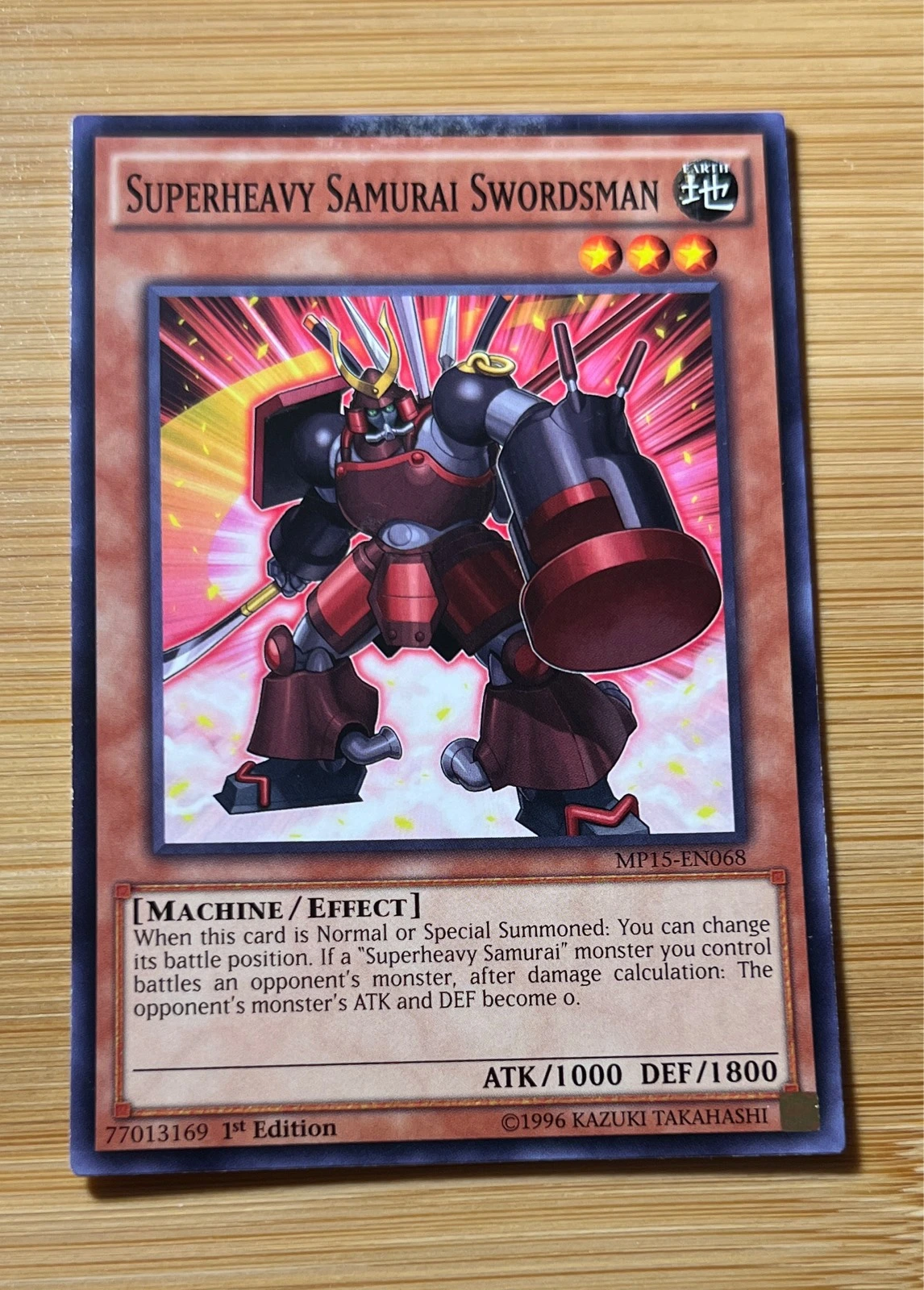 Superheavy Samurai Swordsman - 2015 Mega-Tin Mega Pack #MP15-EN068