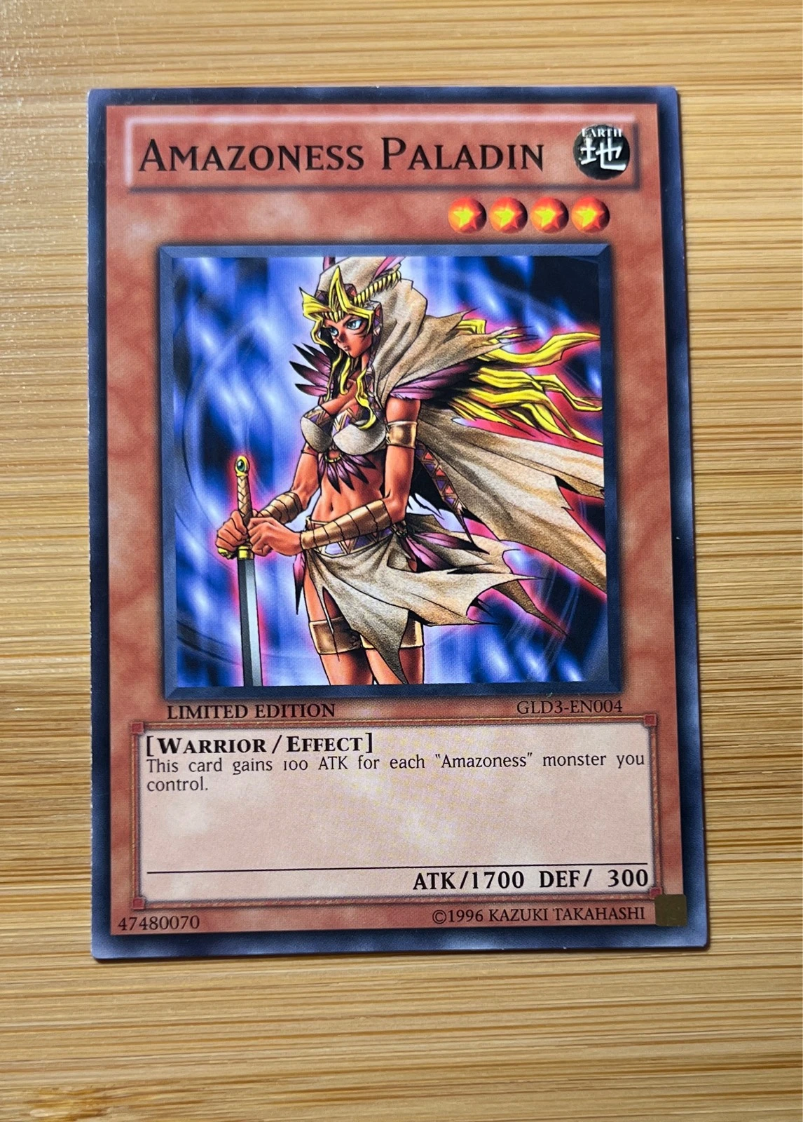 Amazoness Paladin - Gold Series 3: Haunted Mine #GLD3-EN004