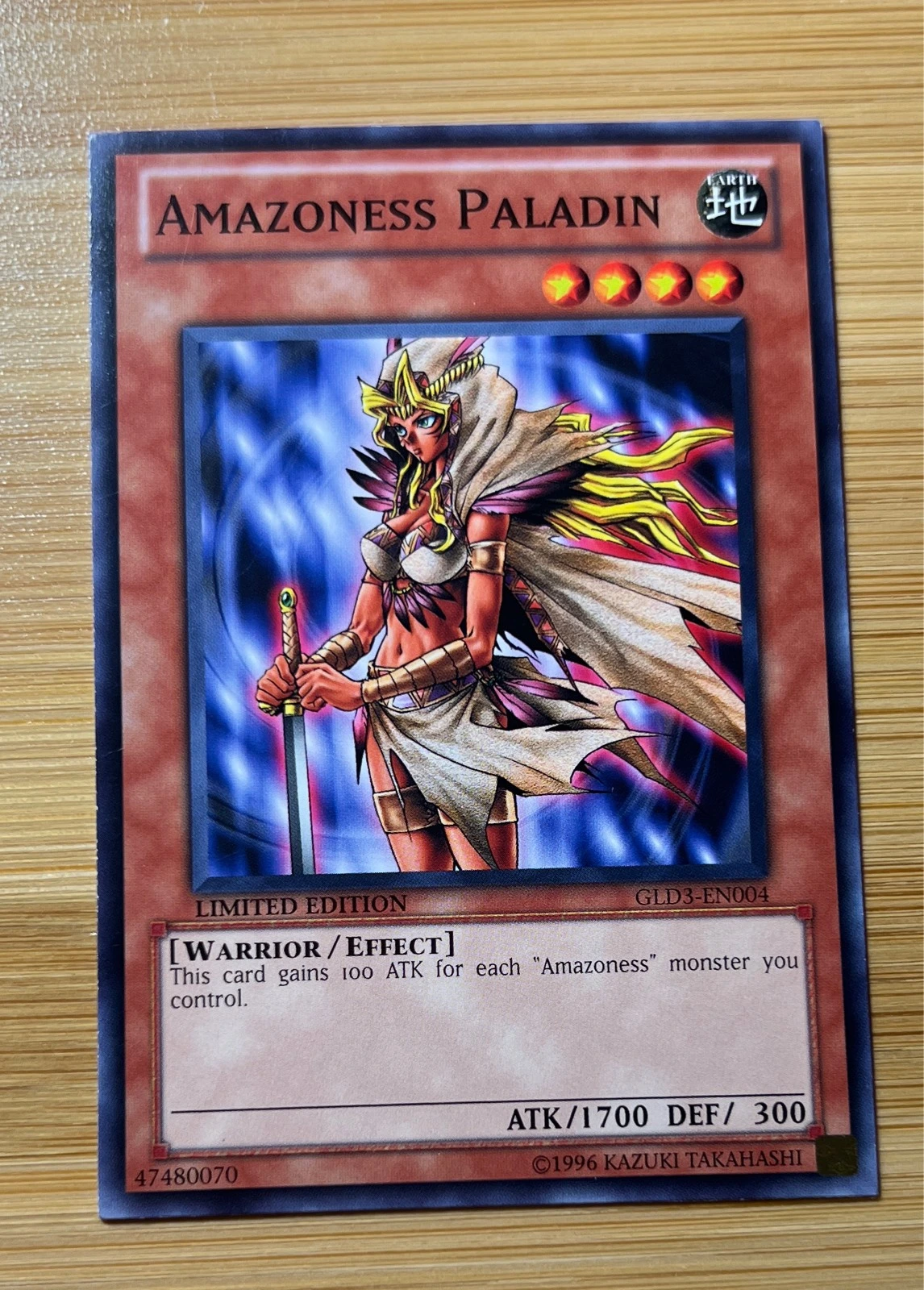 Amazoness Paladin - Gold Series 3 #GLD3-EN004