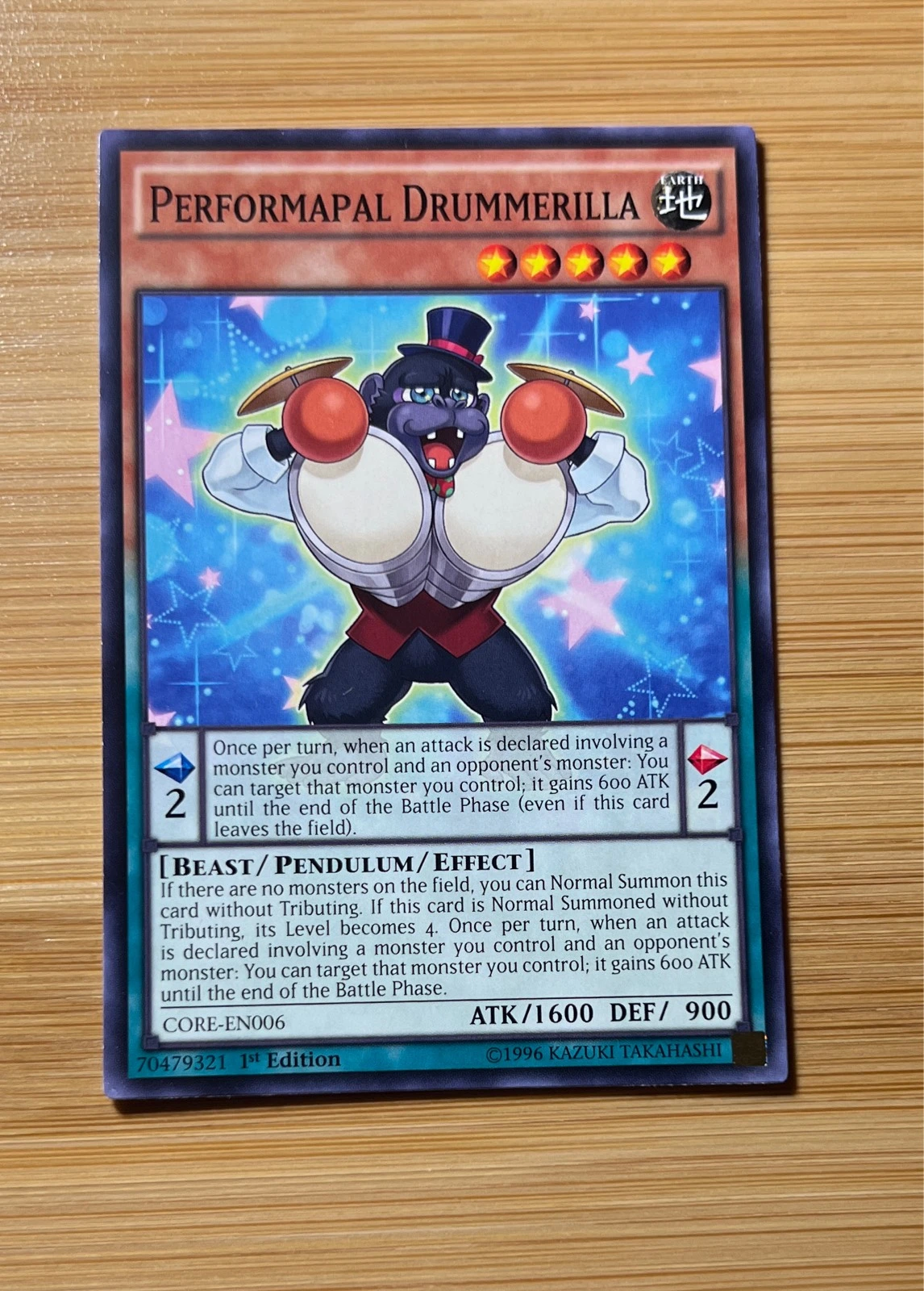 Performapal Drummerilla - Clash of Rebellions #CORE-EN006