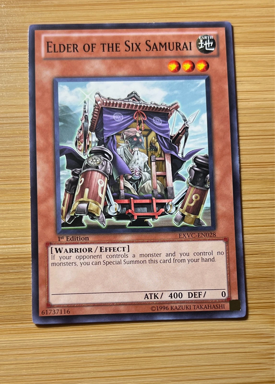 Elder of the Six Samurai - Extreme Victory #EXVC-EN028