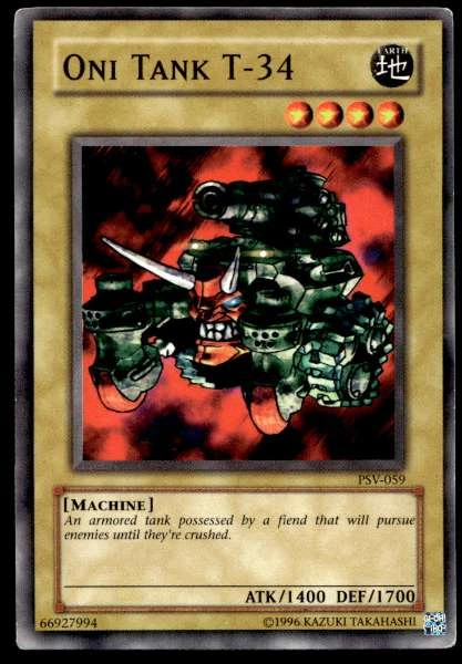 Oni Tank T-34 - Pharaoh's Servant #PSV-059