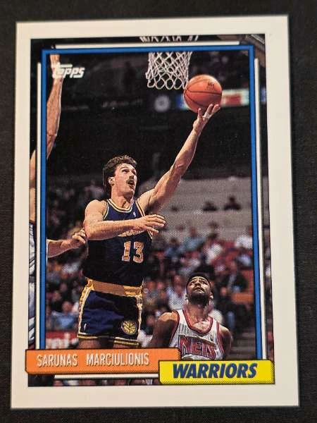 Sarunas Marciulionis - 1992-93 Topps #357