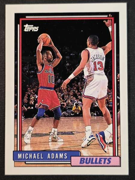 Michael Adams - 1991-92 SkyBox, 1992-93 Topps, 1990-91 Skybox #67