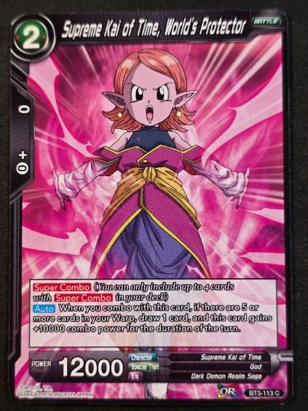 Supreme Kai of Time, World's Protector - Cross Worlds #BT3-113