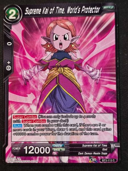 Supreme Kai of Time, World's Protector - Cross Worlds #BT3-113