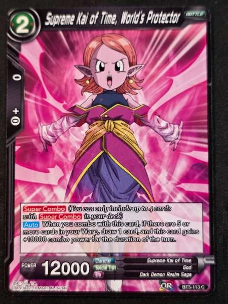Supreme Kai of Time, World's Protector - Cross Worlds #BT3-113