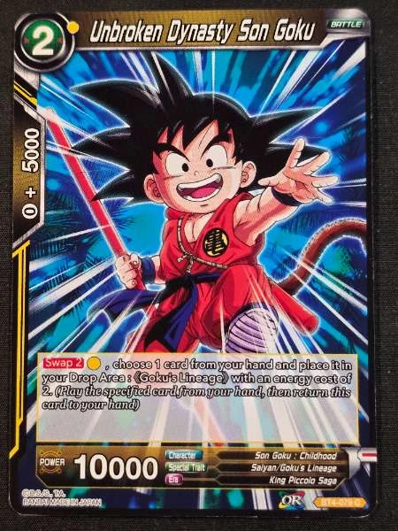 Unbroken Dynasty Son Goku - Colossal Warfare #BT4-079