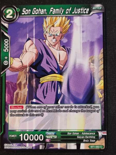 Son Gohan, Family of Justice - Galactic Battle #BT1-062