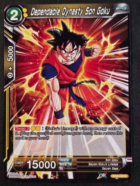 Dependable Dynasty Son Goku - Colossal Warfare #BT4-078