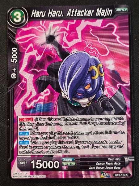 Haru Haru, Attacker Majin - Cross Worlds #BT3-120