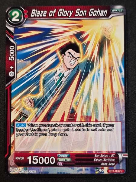 Blaze of Glory Son Gohan - Colossal Warfare #BT4-006