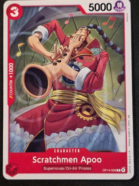Scratchmen Apoo - The Azure Sea's Seven #OP14-008