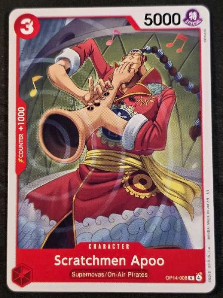 Scratchmen Apoo - The Azure Sea's Seven #OP14-008