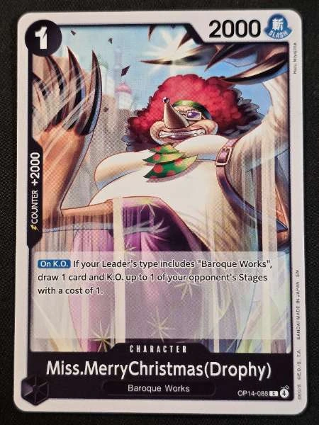 Miss.MerryChristmas(Drophy) - The Azure Sea's Seven #OP14-088