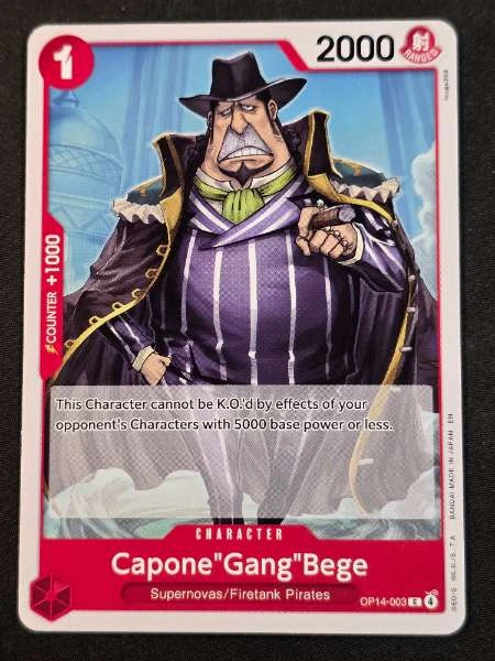 Capone"Gang"Bege - The Azure Sea's Seven #OP14-003