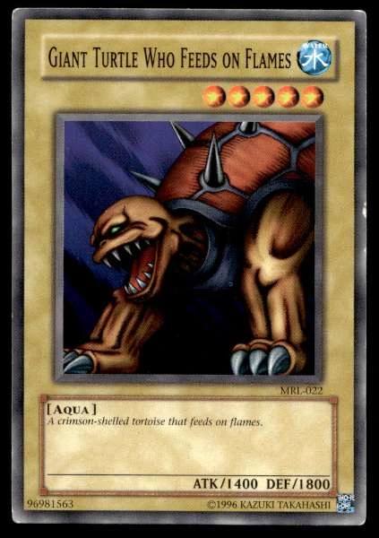 Giant Turtle Who Feeds on Flames - Magic Ruler #MRL-022