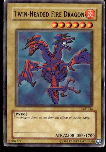 Twin-Headed Fire Dragon - Pharaoh's Servant #PSV-042