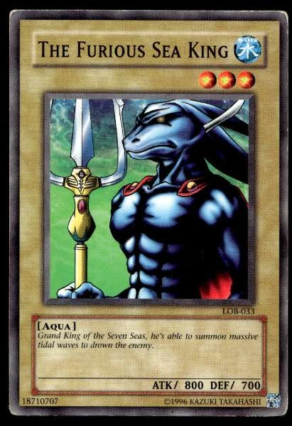 The Furious Sea King - Legend of Blue Eyes White Dragon #LOB-033