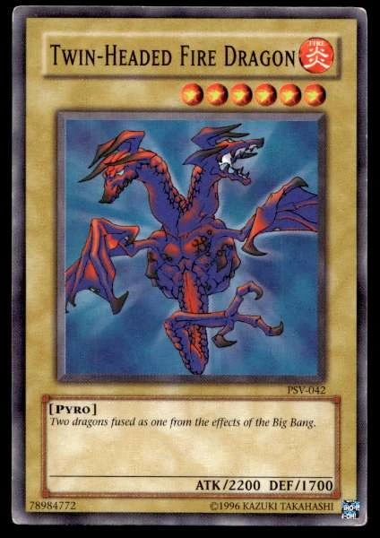 Twin-Headed Fire Dragon - Pharaoh's Servant #PSV-042