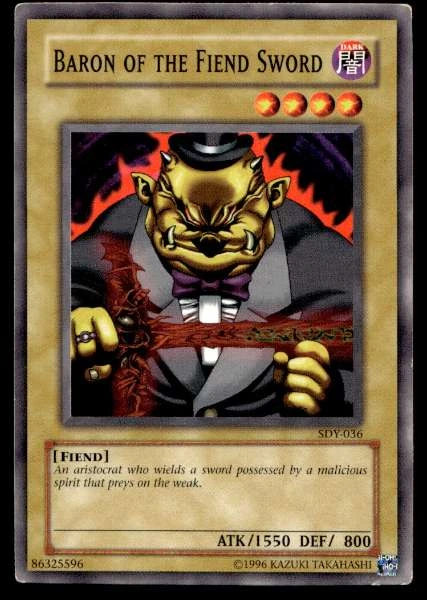 Baron of the Fiend Sword - Starter Deck: Yugi #SDY-036