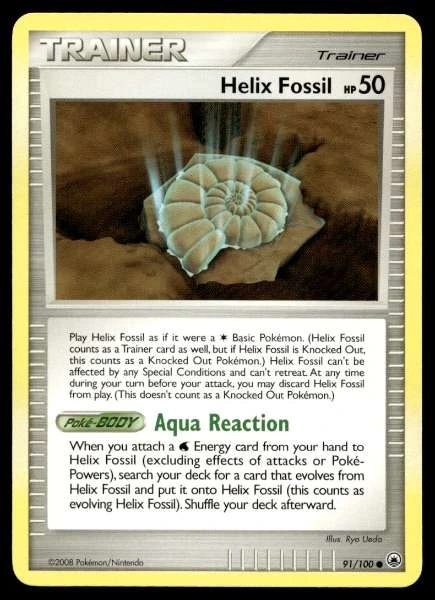 Helix Fossil - Majestic Dawn #91/100