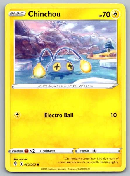 Chinchou - Evolving Skies #052/203