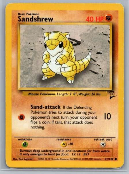 Sandshrew - Base Set 2 #91/130