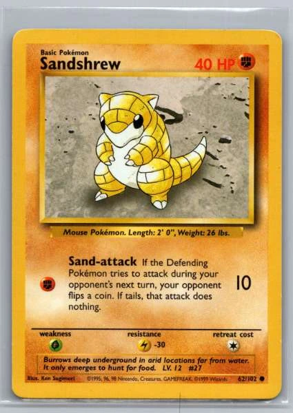 Sandshrew - Base Set #62/102