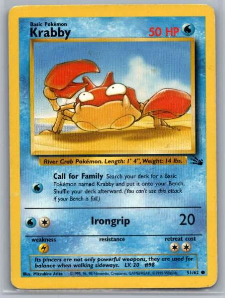 Krabby - Fossil #51/62